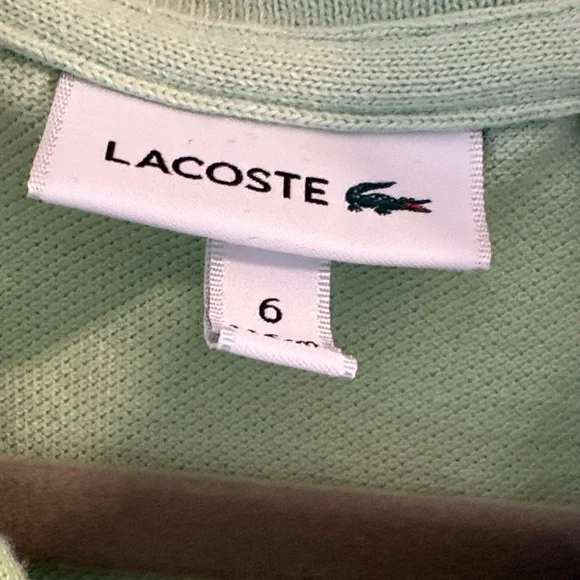 Lacoste Kids Pique Polo Duo in Light Blue & Light Green - Picture 3 of 8